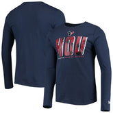 Houston Texans New Era Combine Authentic Static Abbreviation Long Sleeve T-Shirt - Navy outlet