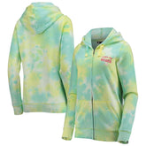 Tampa Bay Buccaneers New Era Women's Ice-Dye Full-Zip Hoodie - White on sale