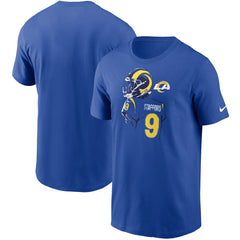 Matthew Stafford Los Angeles Rams Player Graphic T-Shirt - Royal cheap