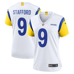 Matthew Stafford Los Angeles Rams Women's Player Jersey - White sale