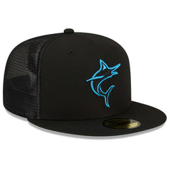 Miami Marlins 2023 Batting Practice 59FIFTY Fitted Hat Black