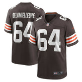 Joe DeLamielleure Cleveland Browns Game Retired Player Jersey - Brown for sale