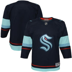 Seattle Kraken Youth Home Premier Jersey - Navy Jerseys