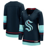Seattle Kraken Fanatics Women's Home Breakaway Jersey - Navy Jerseys