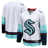 Seattle Kraken Fanatics Away Breakaway Jersey - White Jerseys