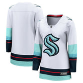 Seattle Kraken Fanatics Women's Away Breakaway Jersey - White Jerseys