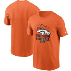 Denver Broncos Hometown Collection 5,280 T-Shirt - Orange on sale