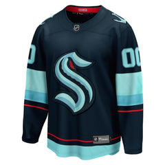 Seattle Kraken Fanatics Home Breakaway Custom Jersey - Deep Sea Blue Jerseys