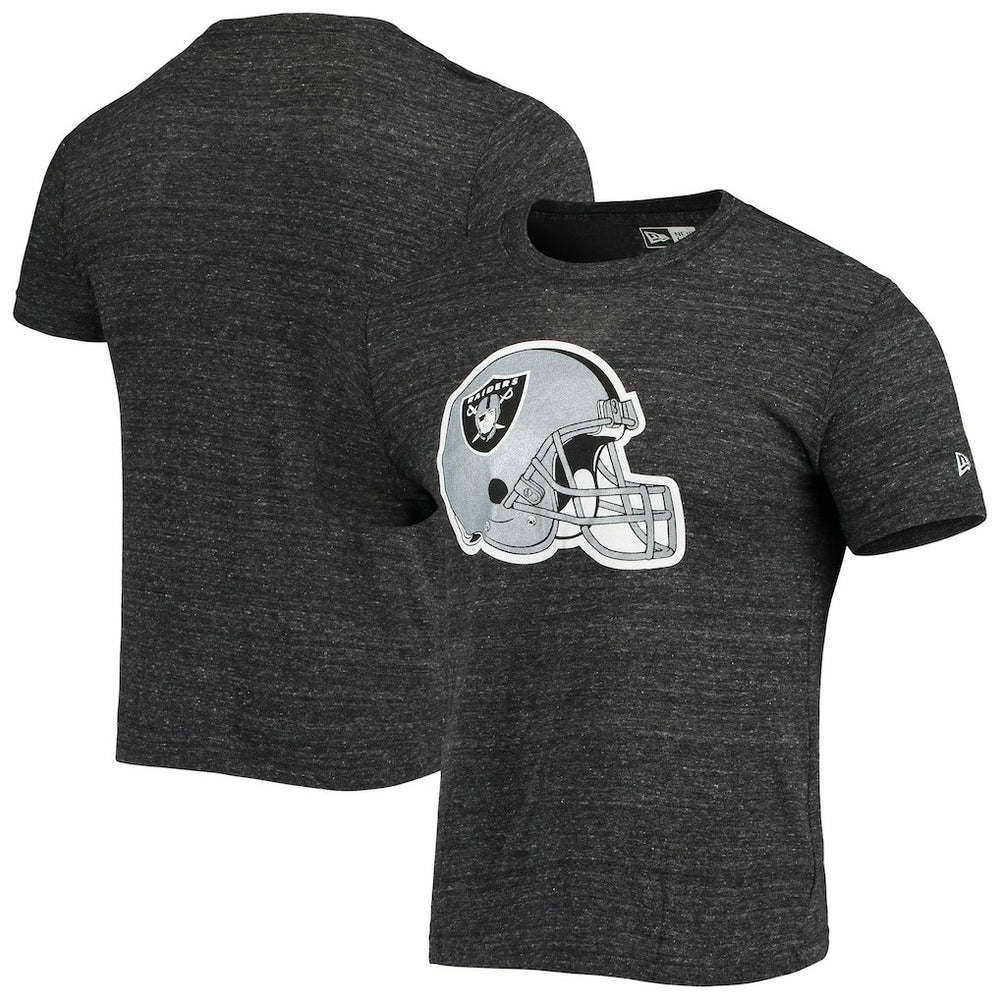 Las Vegas Raiders New Era Helmet Logo Tri-Blend T-Shirt - Black online