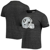 Las Vegas Raiders New Era Helmet Logo Tri-Blend T-Shirt - Black online