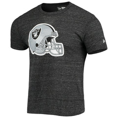 Las Vegas Raiders New Era Helmet Logo Tri-Blend T-Shirt - Black online