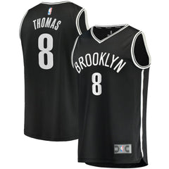 Cam Thomas Brooklyn Nets 2021 NBA Draft First Round Pick Fast Break Replica Jersey Black - Icon Edition sale