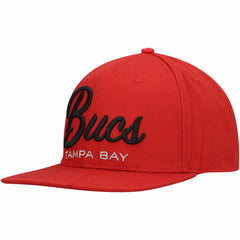 Tampa Bay Buccaneers Pro Standard LV Super Bowl Champions Script Wordmark Snapback Hat - Red online