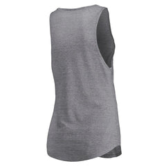 Brooklyn Nets Women's Quality Time Open Scoop Neck Tri-Blend Tank Top - Heathered Gray outlet