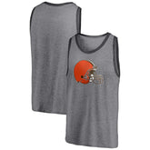 Cleveland Browns Famous Tri-Blend Tank Top - Heathered Gray/Heathered Charcoal cheap
