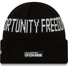 Cleveland Browns New Era Team Social Justice Cuffed Knit Hat - Black discount