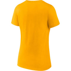 Nashville Predators Fanatics Women's 2-Pack V-Neck T-Shirt Set - Gold/Heathered Gray T-shirts