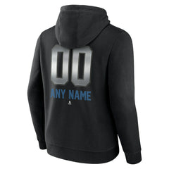 Colorado Avalanche Personalized Midnight Mascot Logo Pullover Hoodie - Black Hoodies