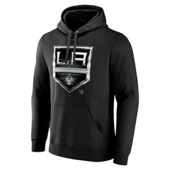Los Angeles Kings Personalized Midnight Mascot Logo Pullover Hoodie - Black Hoodies