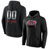 Montreal Canadiens Personalized Midnight Mascot Logo Pullover Hoodie - Black Hoodies