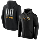 Nashville Predators Personalized Midnight Mascot Logo Pullover Hoodie - Black Hoodies