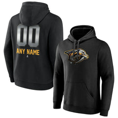 Nashville Predators Personalized Midnight Mascot Logo Pullover Hoodie - Black Hoodies