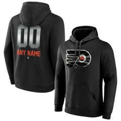 Philadelphia Flyers Personalized Midnight Mascot Logo Pullover Hoodie - Black Hoodies