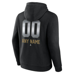 Vegas Golden Knights Personalized Midnight Mascot Logo Pullover Hoodie - Black Hoodies