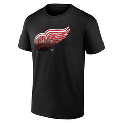 Detroit Red Wings Personalized Midnight Mascot Logo T-Shirt - Black T-shirts