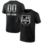 Los Angeles Kings Personalized Midnight Mascot Logo T-Shirt - Black T-shirts