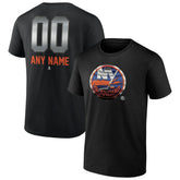 New York Islanders Personalized Midnight Mascot Logo T-Shirt - Black T-shirts