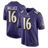 Tylan Wallace Baltimore Ravens Game Jersey - Purple cheap