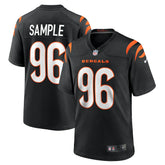 Cam Sample Cincinnati Bengals Game Jersey - Black for sale