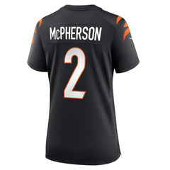 Evan McPherson Cincinnati Bengals Women's Game Jersey - Black online