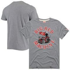 Cincinnati Reds Homage Hyper Local Tri-Blend T-Shirt -Heathered Gray