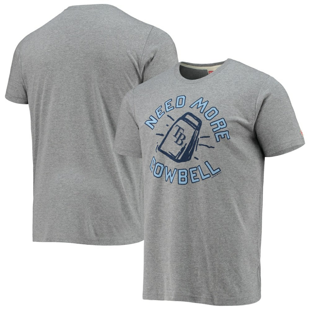 Tampa Bay Rays Homage Hyper Local Tri-Blend T-Shirt Heathered Gray