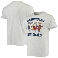 Washington Nationals Homage Hyper Local Tri-Blend T-Shirt Heathered Gray