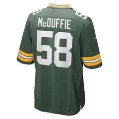 Isaiah McDuffie Green Bay Packers Game Jersey - Green online