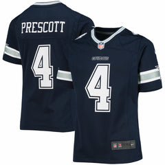 Dak Prescott Dallas Cowboys Girls Youth Team Game Jersey - Navy on sale