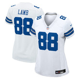 CeeDee Lamb Dallas Cowboys Women's Game Jersey - White discount