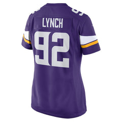 James Lynch Minnesota Vikings Women's Game Player Jersey - Purple outlet