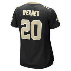Pete Werner New Orleans Saints Women's Game Jersey - Black for sale