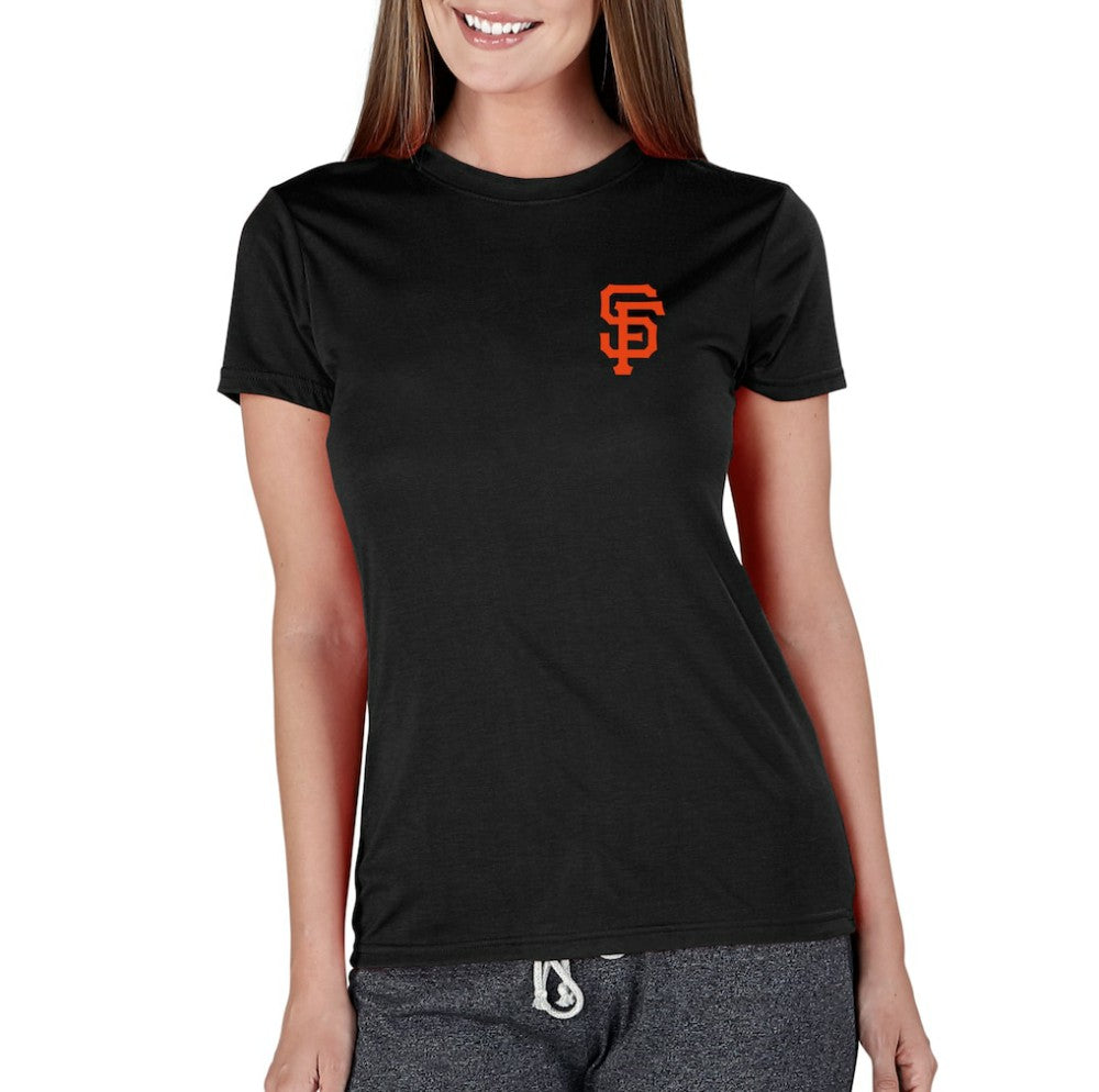 San Francisco Giants Concepts Sport Women's Marathon Knit Top Black