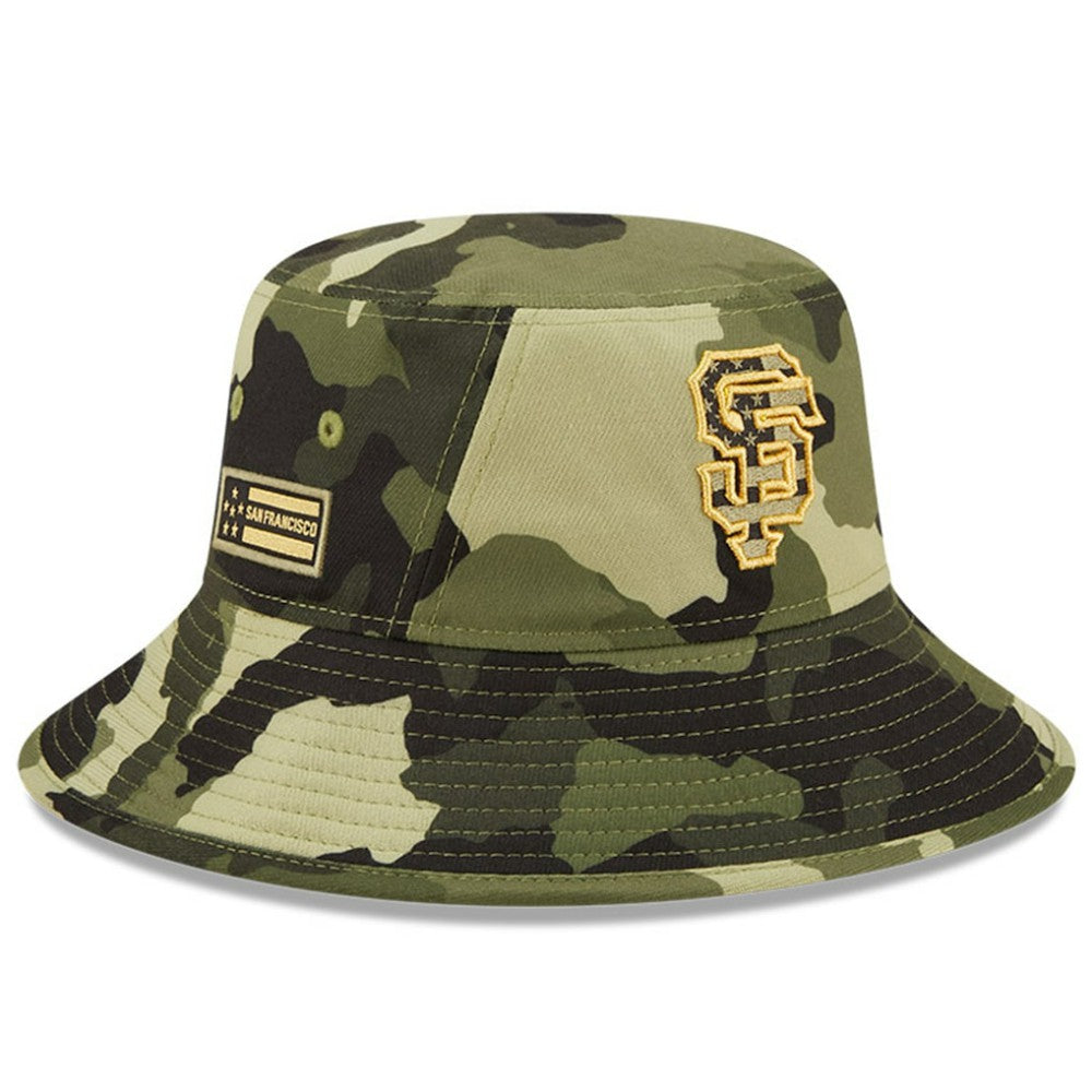 San Francisco Giants 2022 Armed Forces Day Bucket Hat Camo