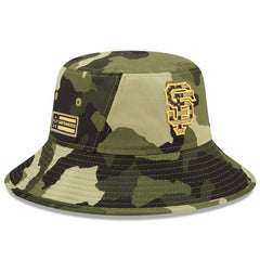 San Francisco Giants 2022 Armed Forces Day Bucket Hat Camo