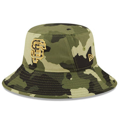 San Francisco Giants 2022 Armed Forces Day Bucket Hat Camo