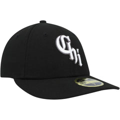 Chicago White Sox City Connect Low Profile 59FIFTY Fitted Hat Black