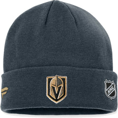 Vegas Golden Knights Fanatics Authentic Pro Rink Cuffed Knit Hat - Black Hats
