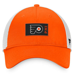 Philadelphia Flyers Fanatics Authentic Pro Rink Trucker Snapback Hat - Orange Hats