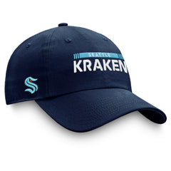 Seattle Kraken Fanatics Authentic Pro Rink Adjustable Hat - Deep Sea Blue Hats